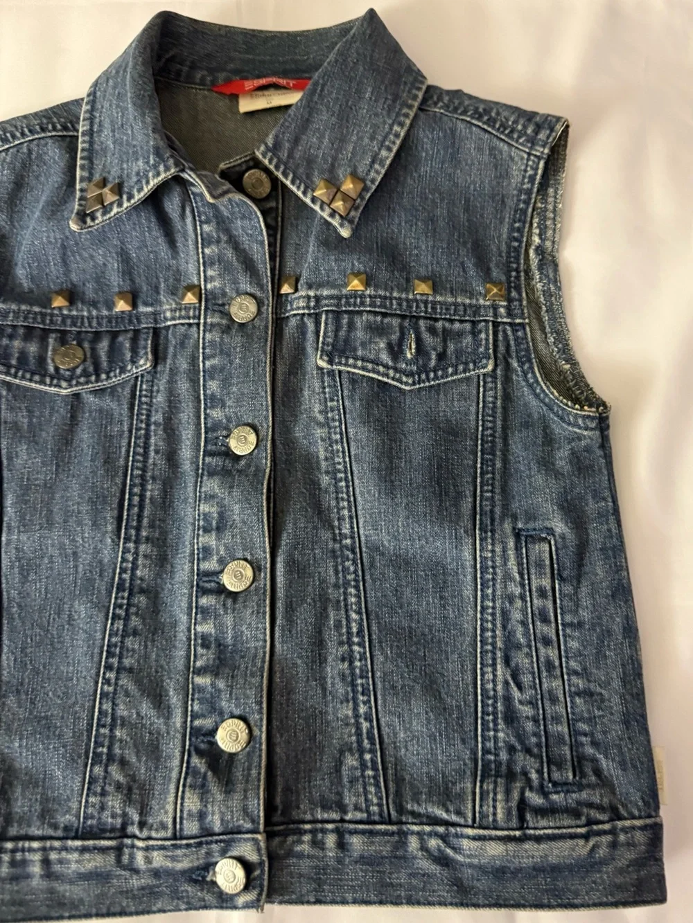 Esprit Kids Sleeveless Denim Vest